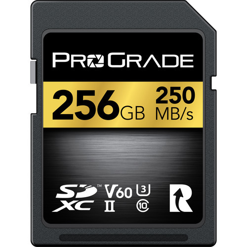 ProGrade 256GB SDXC UHS-II V60 Gold Memory Card