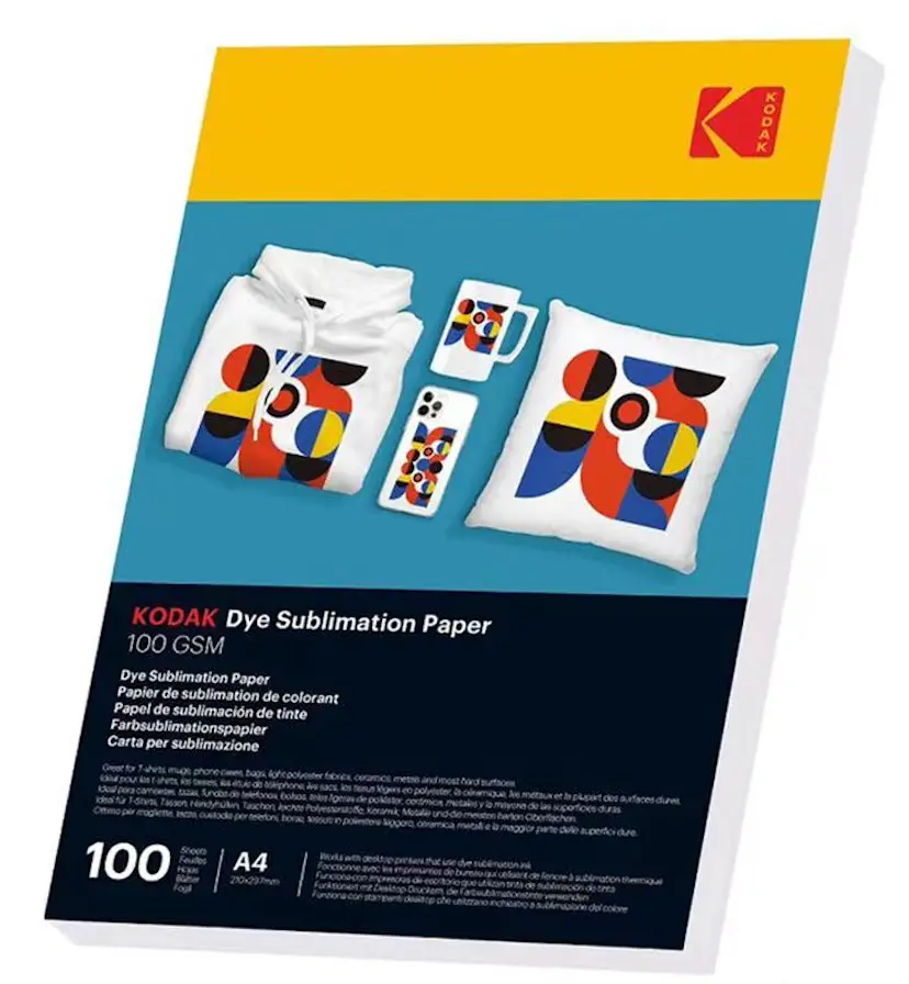 KODAK Dye Sublimation Paper A4 100 sheets